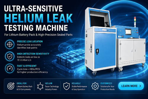 Τελευταίες εταιρικές ειδήσεις για Γιατί οι μηχανές δοκιμής διαρροής ηλίου γίνονται απαραίτητες για την κατασκευή πακέτων μπαταριών λιθίου